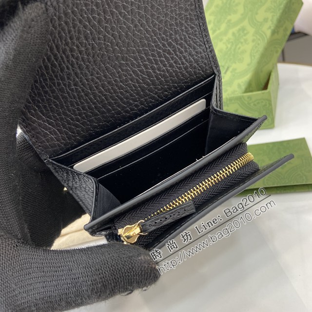 Gucci專櫃古馳最新款Ophidia系列短款女士錢包錢夾 jh2474型號：598587